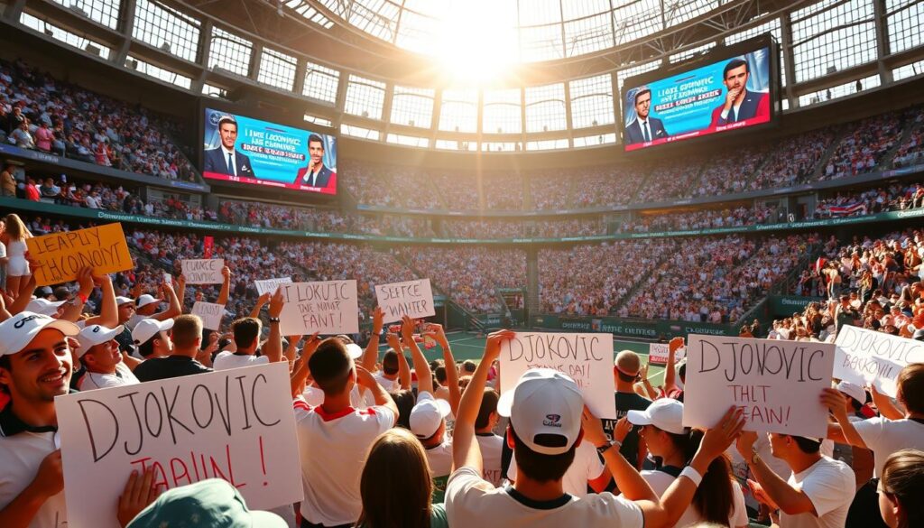 fan reactions and media coverage of Novak Djokovic news