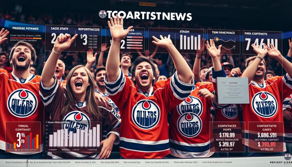 fan reactions to Edmonton Oilers contract news