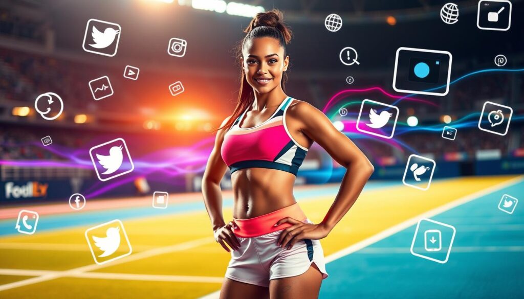 female athletes branding