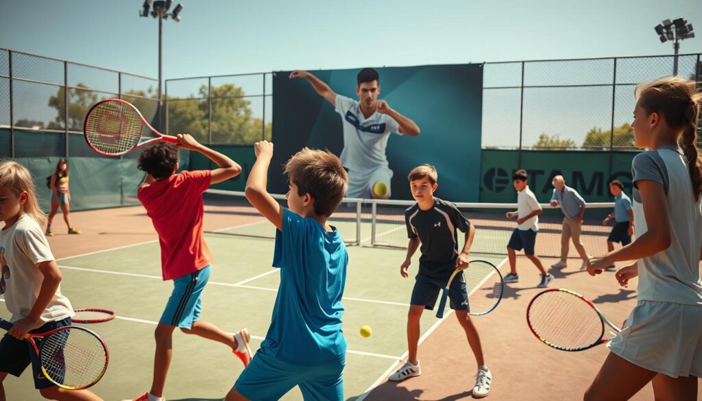 impact of Novak Djokovic on young tennis players