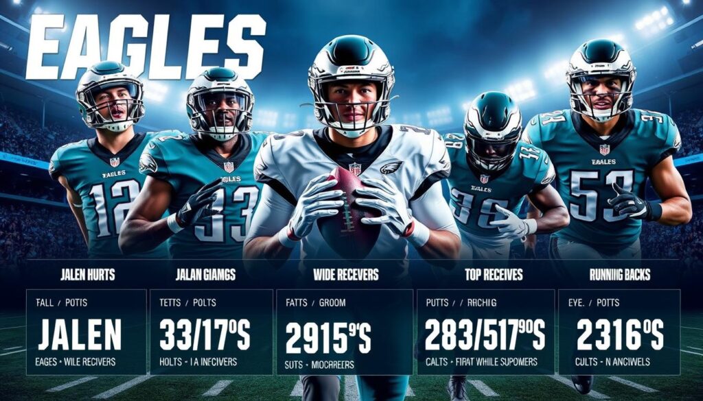 key players Eagles offense