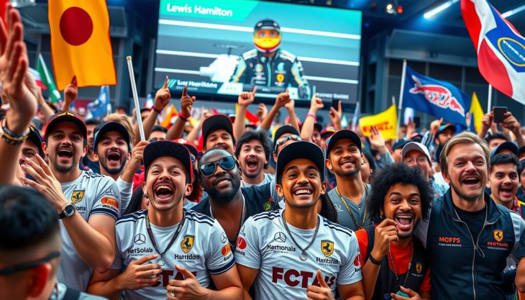 lewis hamilton fan reactions