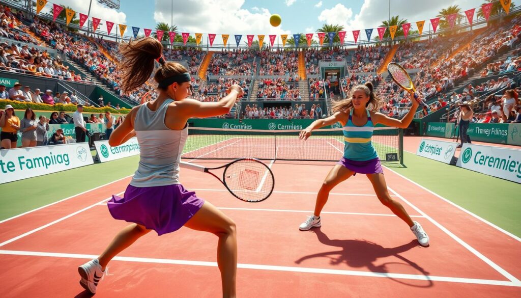 live tennis matches with Emma Raducanu and Yuan Yue