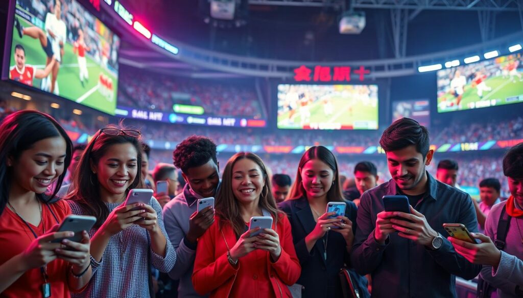 mobile sports media consumption