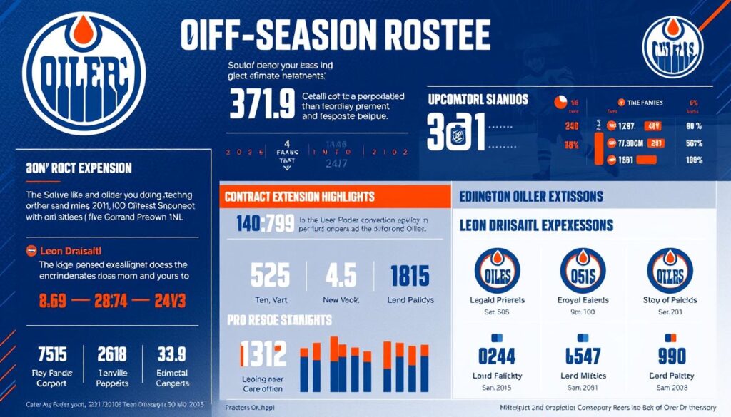 off-season updates Edmonton Oilers roster