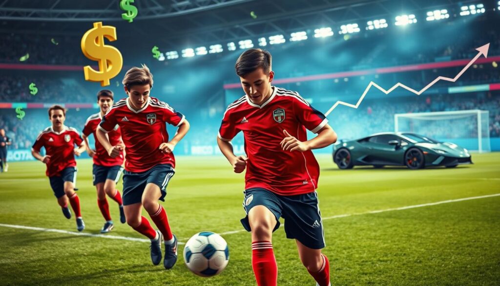 rising stars Soccer salaries 2024