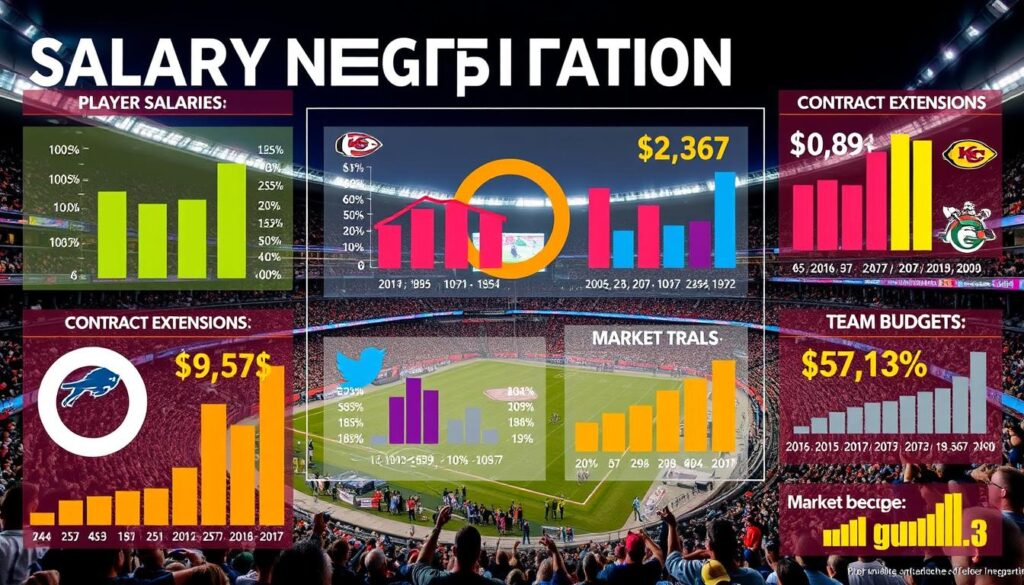 salary discussions in professional sports