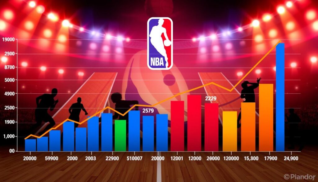 salary growth patterns in NBA
