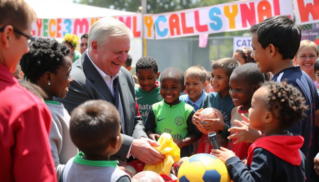 sir alex ferguson charity work