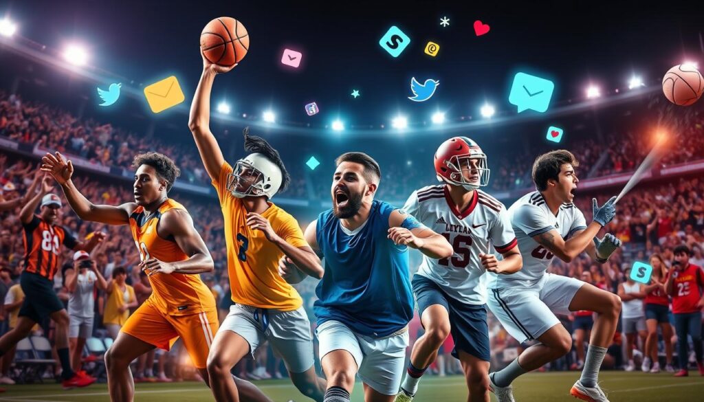 social media college sports highlights