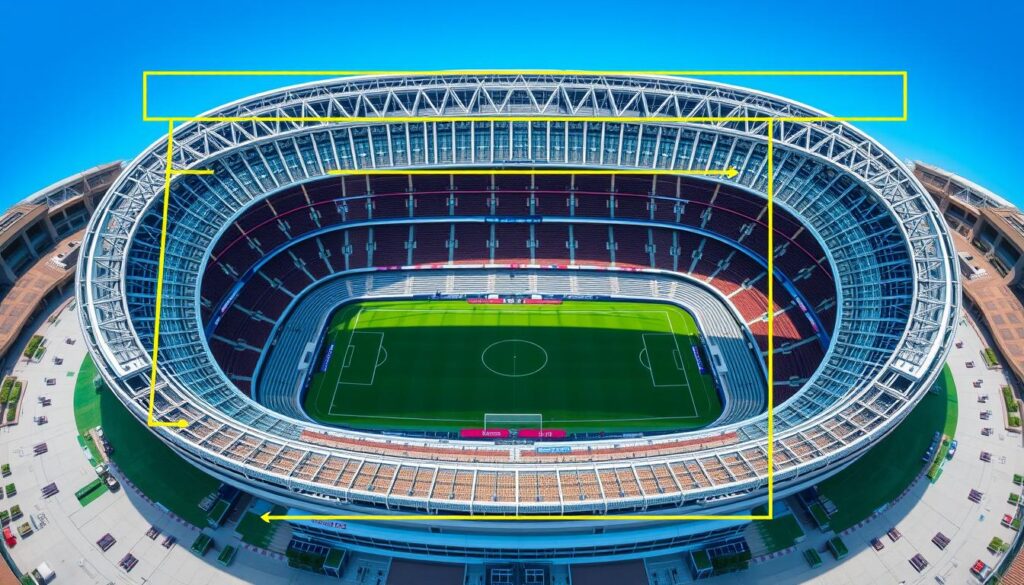stadium dimensions