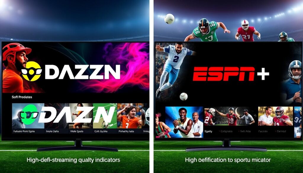 streaming quality dazn and espn+ performance