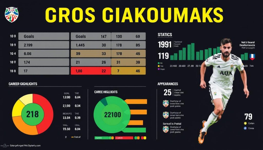 summary of Giorgos Giakoumakis stats
