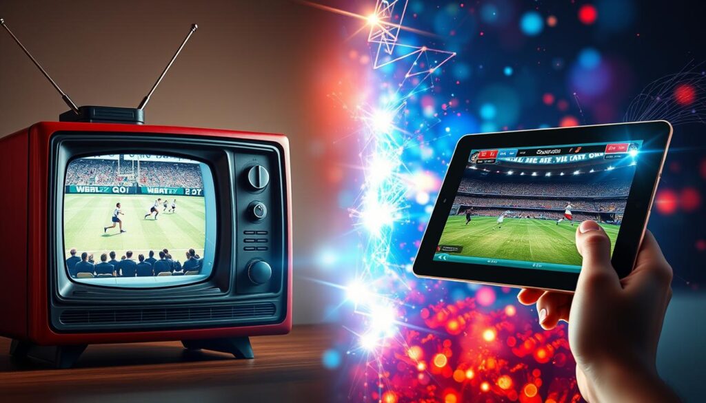 traditional broadcasting vs streaming services