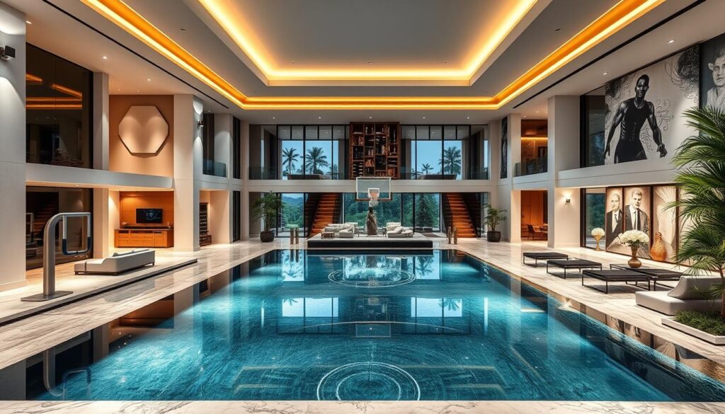 unique features of celebrity homes