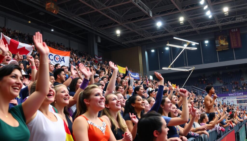 women's gymnastics audience engagement