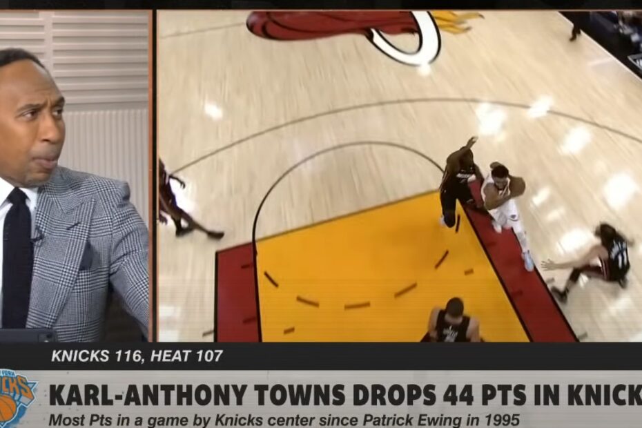 Stephen A. Smith Reacts To Karl-Anthony Towns Big NBA Season Kick Off