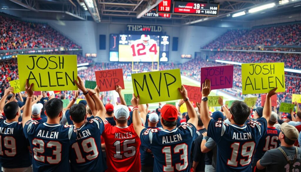 Fan engagement in Josh Allen MVP race 2024