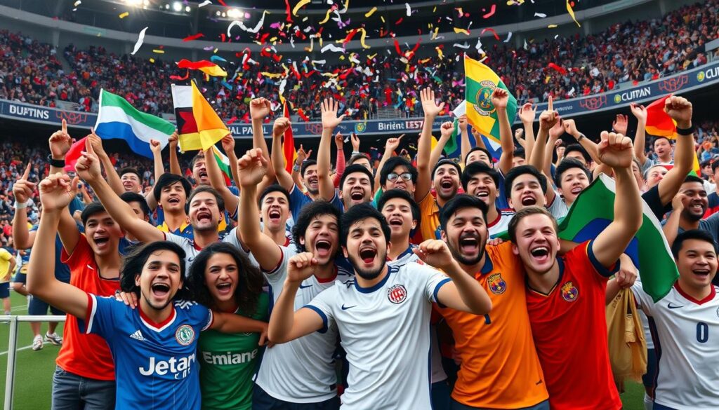 Fans Celebrating Goal