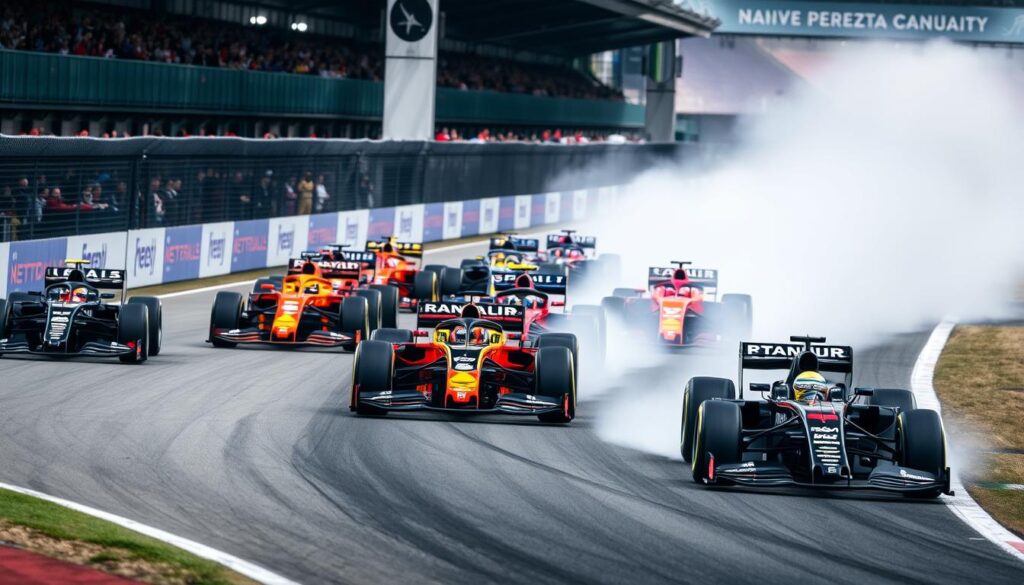 Formula 1 racers