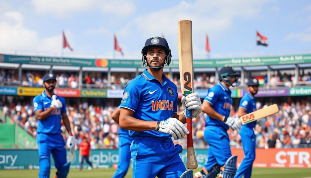 Indian cricket team batting lineup