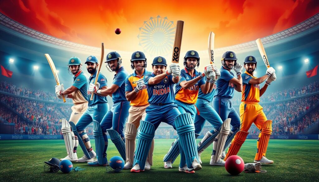 Indian cricket team's batting lineup