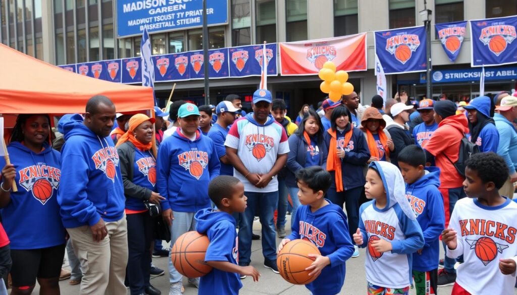 Knicks community engagement