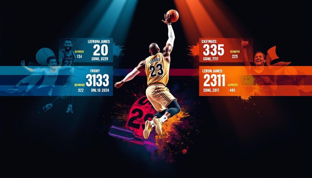LeBron James scoring milestones