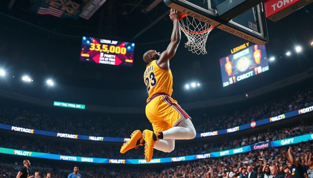 LeBron James scoring record