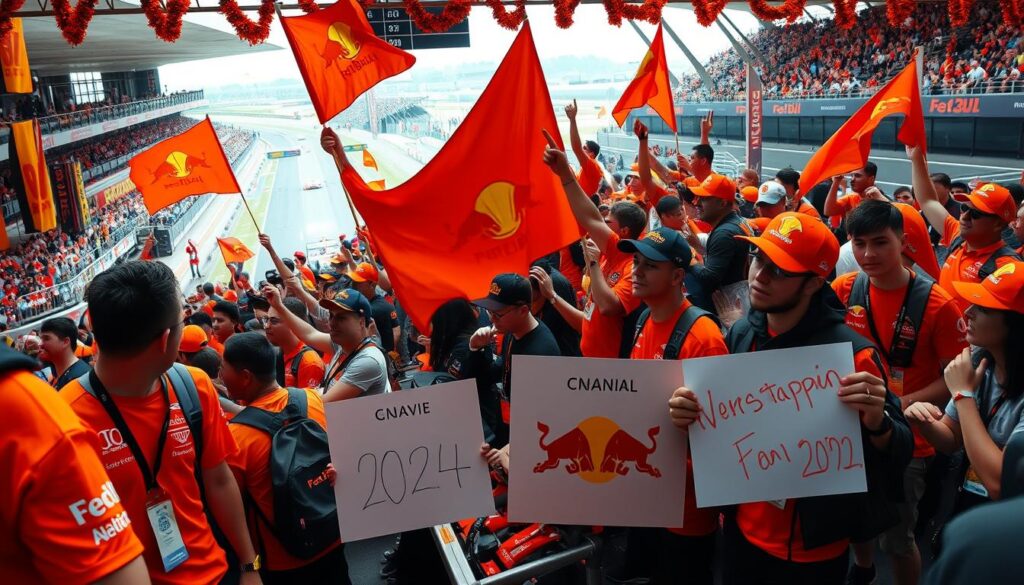 Max Verstappen fan engagement