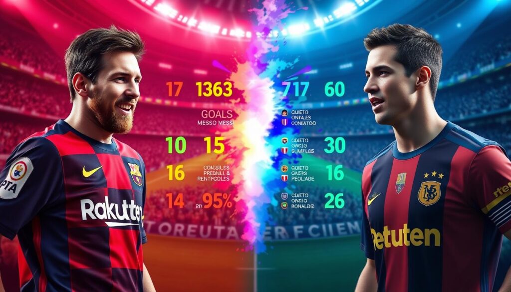 Messi vs Ronaldo stats comparison
