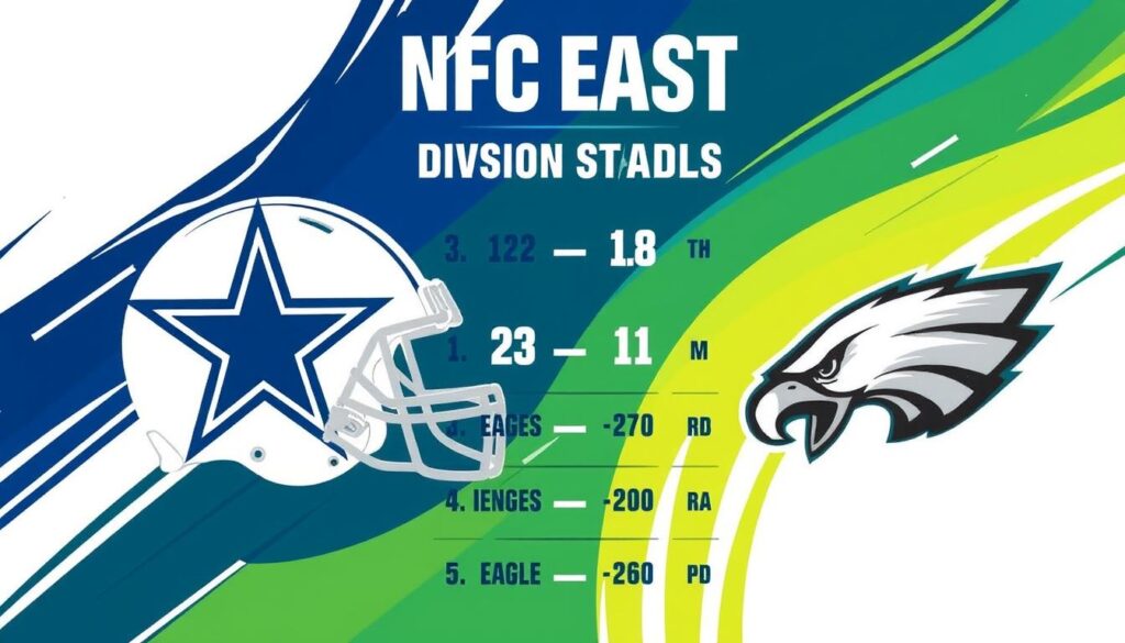 NFC East division standings