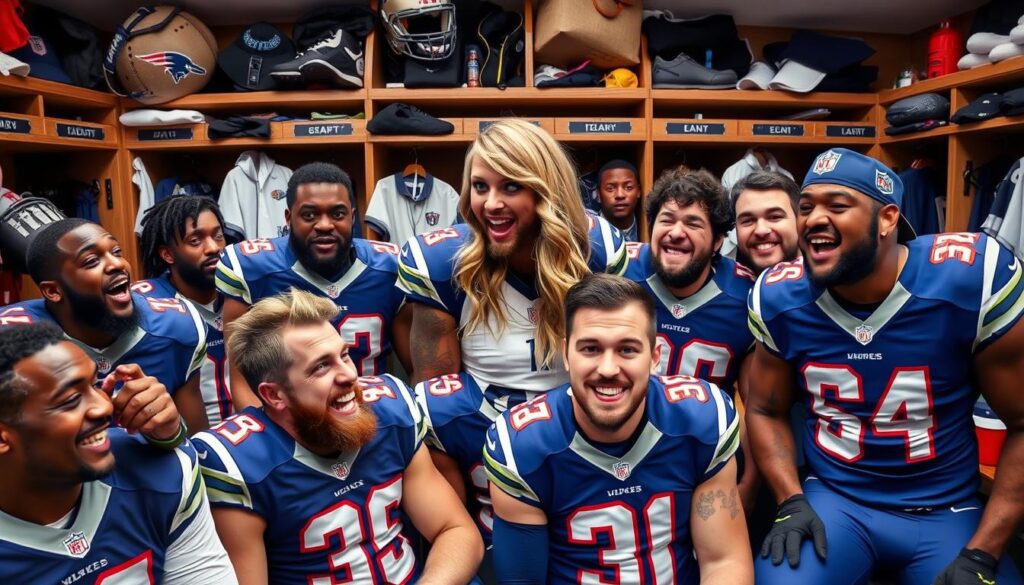 NFL player reactions