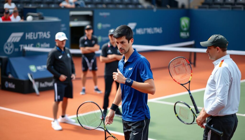 Novak Djokovic coaching