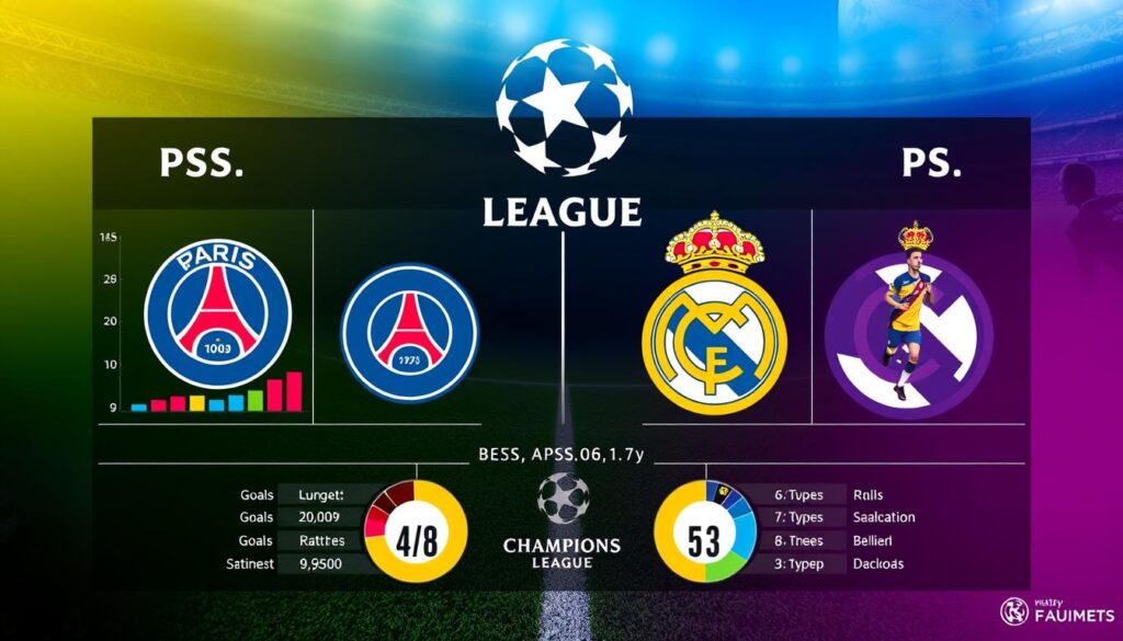 PSG vs Real Madrid Champions League Stats