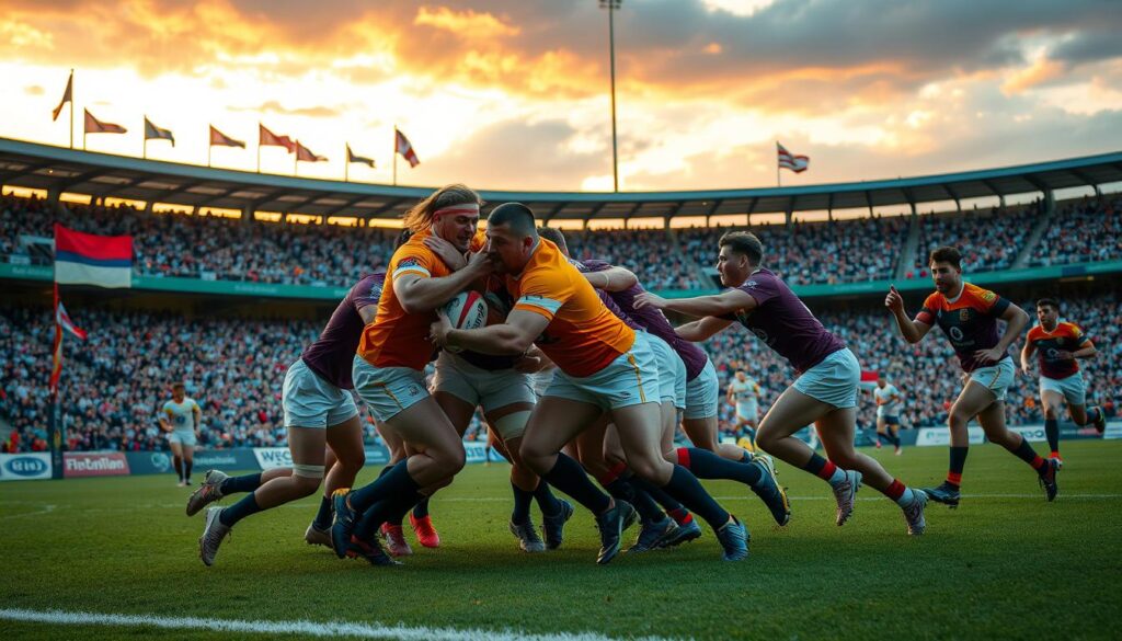 Rugby semifinal highlights