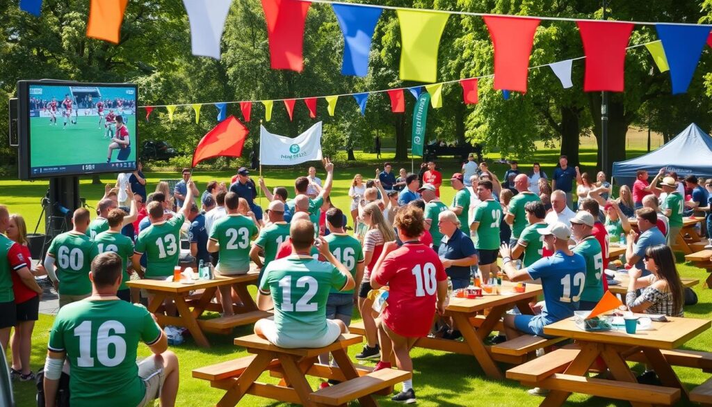 Rugby viewing events