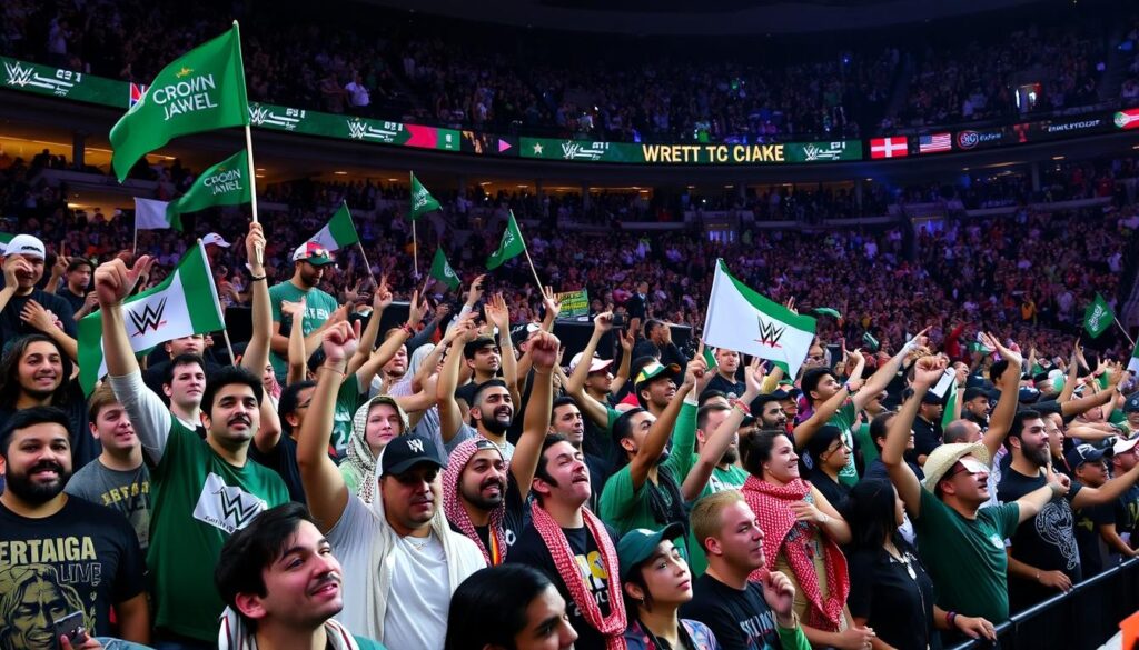 WWE Crown Jewel fans