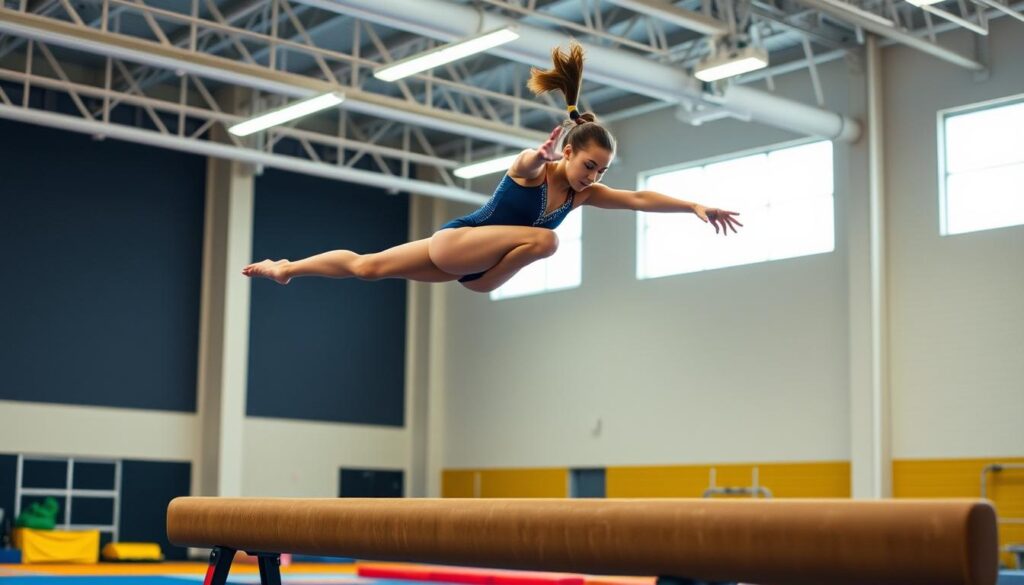 gymnastics training