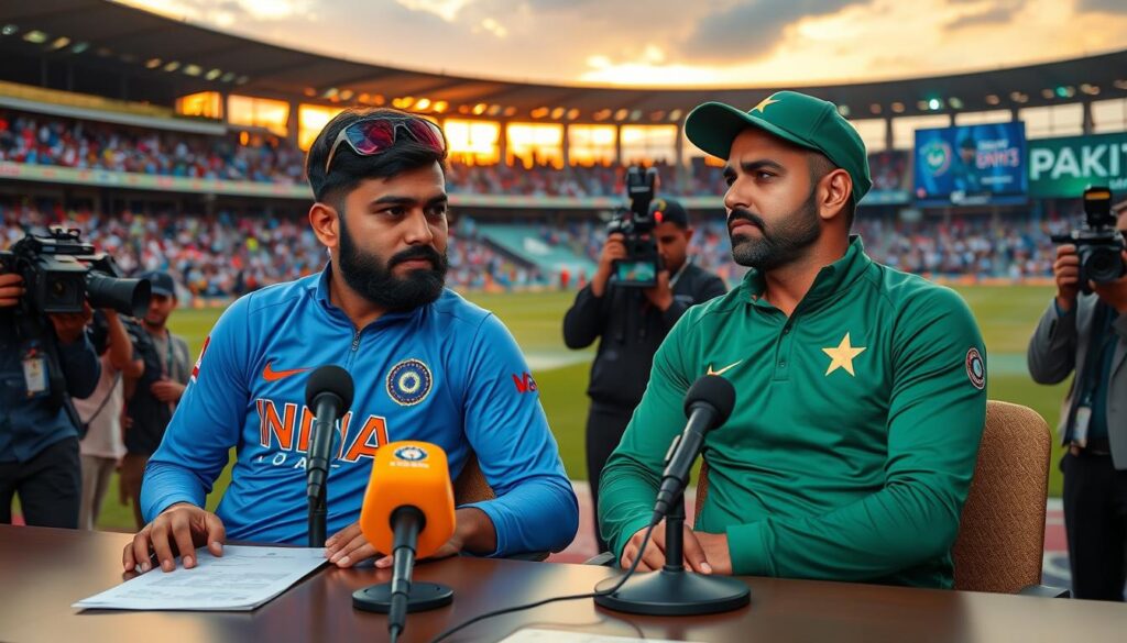 post-match interview