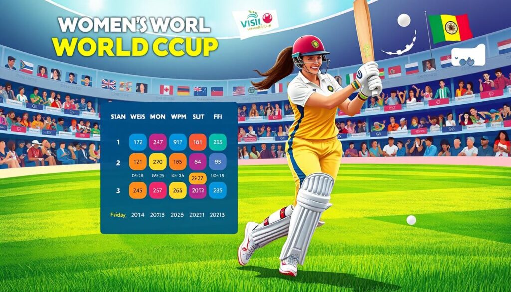 women's cricket world cup schedule