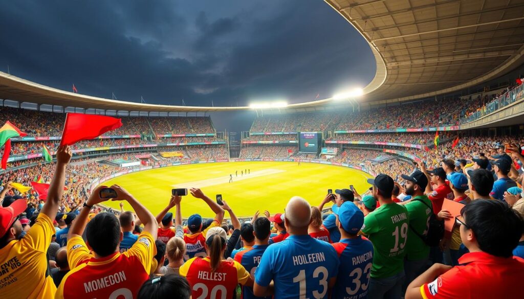 cricket match attendance