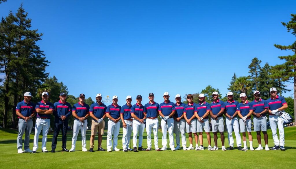 golf tournament team lineup