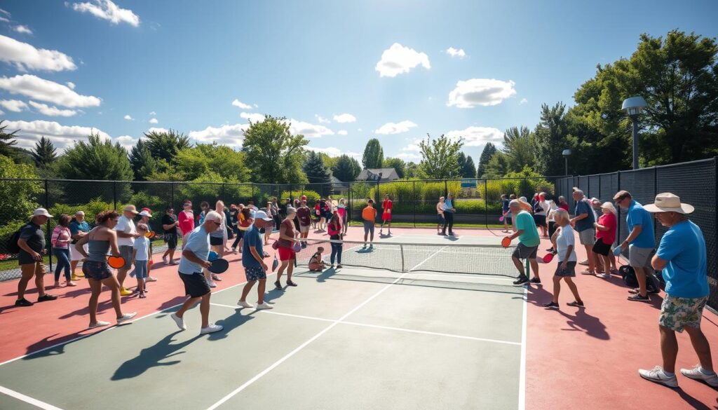 pickleball court