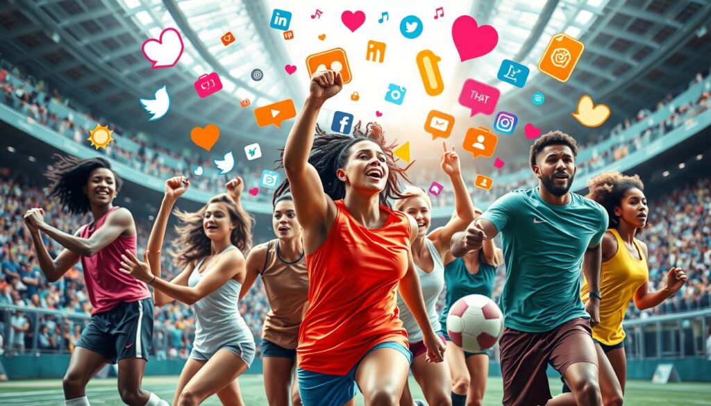 social media in sports