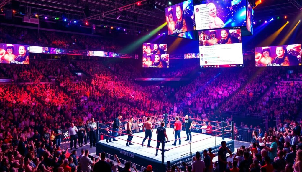 wrestling's increased popularity