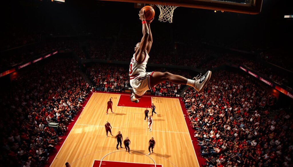Michael Jordan's slam dunk