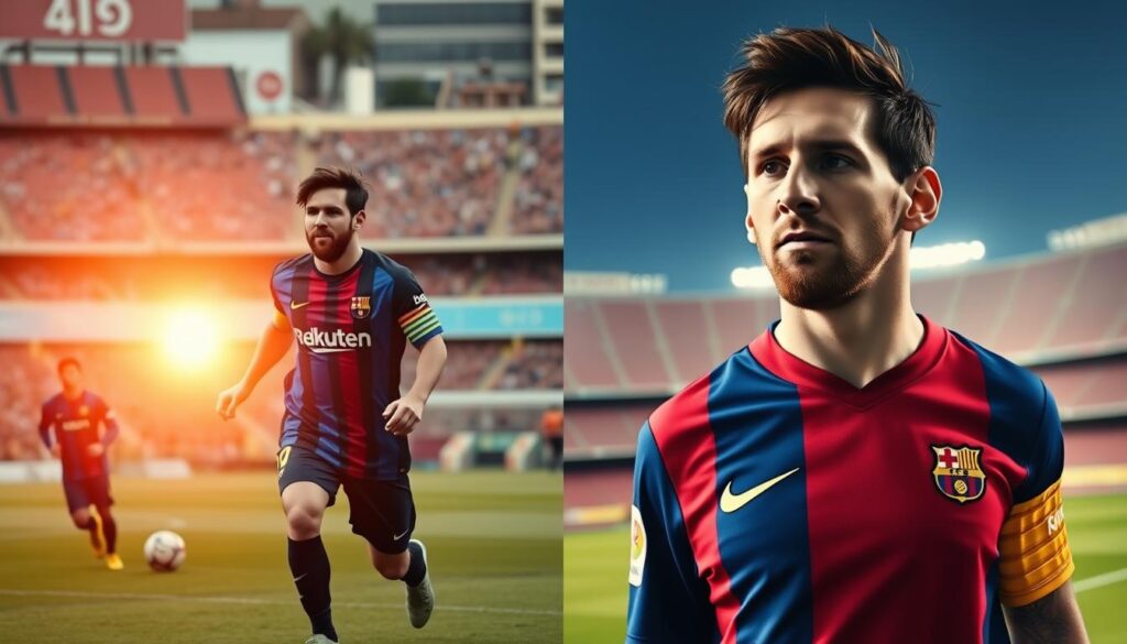 messi career comparison