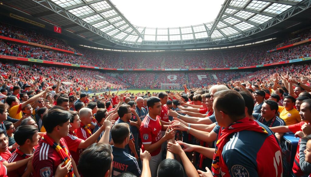 Fan engagement in the league
